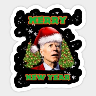 Merry New Year Sticker